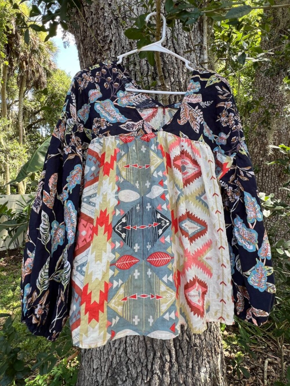 BUCKETLIST Multicolor Bohemian Blouse